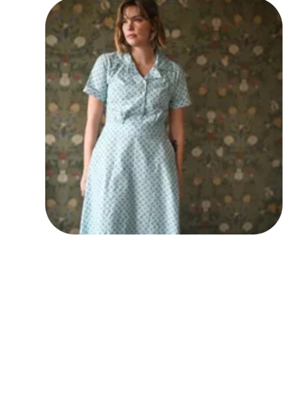 Let’s Backtrack Etsy new cotton vintage style handmade dress - Picture 3 of 7